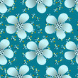 abstract vector illustration of floral