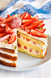 Strawberry cake.