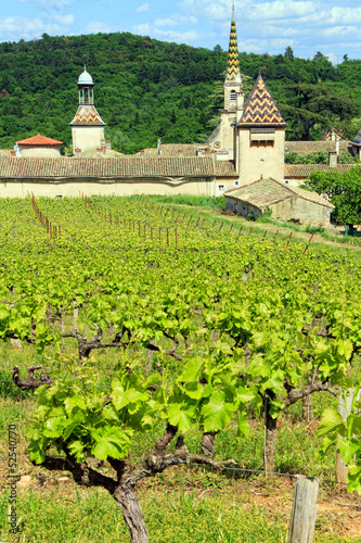 Photo: Monastery of Valbonne in Gard Provencal, France Monastery of Valbonne in Gard Provencal, France