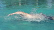 Video: Man swimming in the pool, super slow motion, shot at 240fps Man swimming in the pool, super slow motion, shot at 240fps