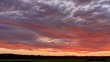 Sunset, True HDR. Natural colors and contrast. 4K