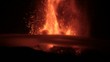 Etna - Lava in the night sky