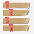Paper Numbered Banners, Design...