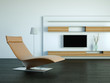 Wohndesign - Ledersessel