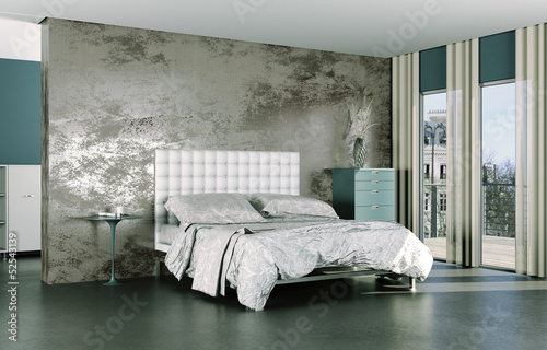 Illustration: Wohndesign - Schlafzimmer modern Wohndesign - Schlafzimmer modern