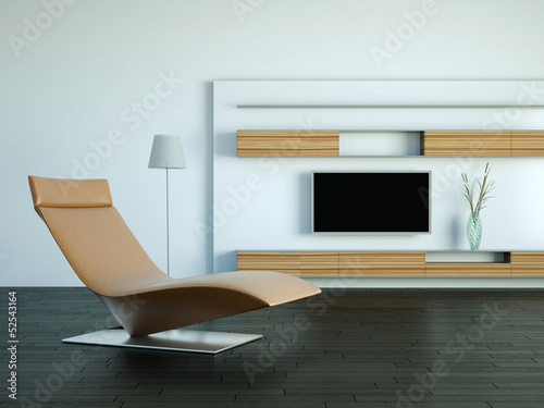 Illustration: Wohndesign - Ledersessel Wohndesign - Ledersessel