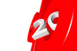 Prozentzeichen_20% - 3D