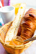 coffee and croissants