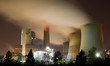 Cooling towers of a large power station
