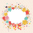 Vector: Floral card Floral card