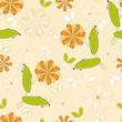 Vector: Flower pattern seamless background Flower pattern seamless background