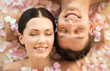 couple in spa