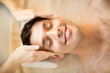 man in spa