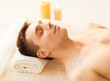 man in spa