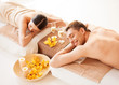 couple in spa