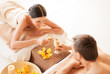 couple in spa