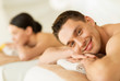 couple in spa