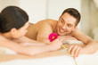 couple in spa