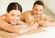 couple in spa