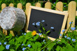 Photo: Gartenzaun Tafel Gartenzaun Tafel