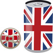 Vektor: lattina birra lattina birra