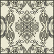 Traditional ornamental floral paisley bandanna
