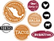Mexican Food Stamp Designs
