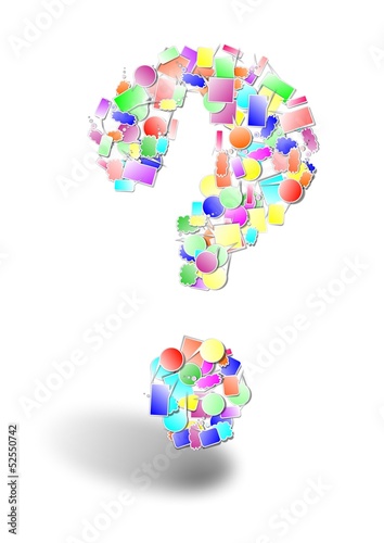 Vector: Question mark bubble Question mark bubble