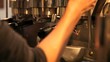 Making an espresso