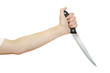 hand with knife