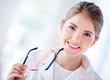Friendly female doctor