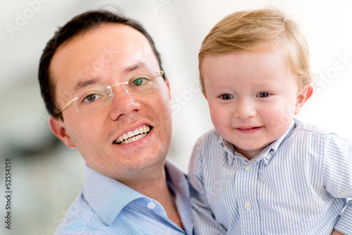Photo: Father and son portrait Father and son portrait