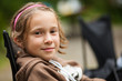 Girl smiling