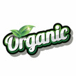 Organic Label vector