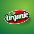 Organic Label vector