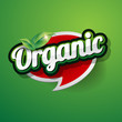 Organic Label vector