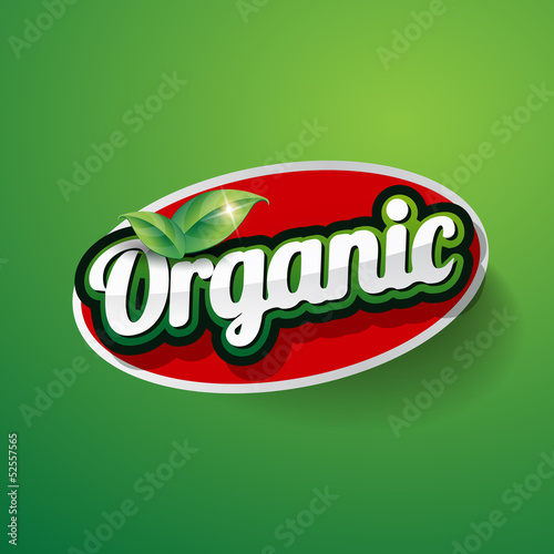 Vector: Organic Label vector Organic Label vector