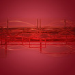 Illustration: fantastic illustrated glass background object fantastic illustrated glass background object
