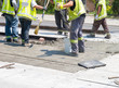 Repairing streetcar tracks