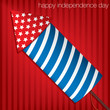 Happy Independence Day card in vector format.