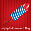 Happy Independence Day card in vector format.