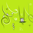 Funny birds and cats for your design
