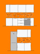 Design of kitchen wall with funny birds and cats