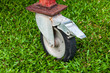 Wheelbarrow in the garden