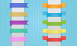 Colorful Ribbons Vector Set