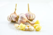 Garlic Cloves and bulb .