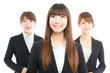 Foto: Beautiful asian businesswomen isolated on white background Beautiful asian businesswomen isolated on white background