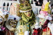 Traditional venetian carnival masks