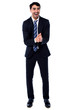 Photo: Excited male manager clapping Excited male manager clapping