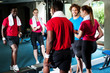 Photo: Gym fitness people - cardio exercise Gym fitness people - cardio exercise